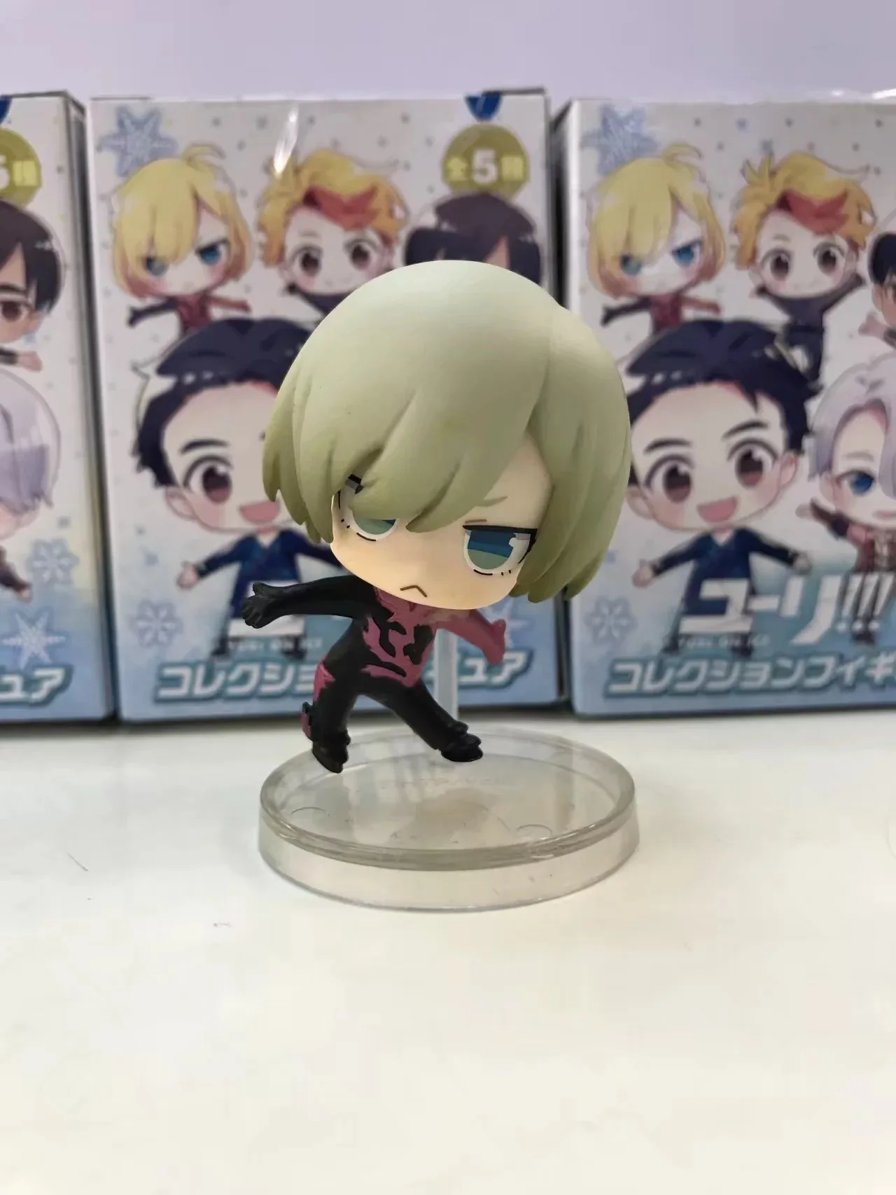 6 шт./компл. фигурки Yuri On Ice Katsuki Victor Phichit Chulanont Q Ver 8 см ПВХ коллекционная кукла один