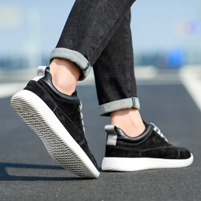 Fotwear, мужские кожаные кроссовки, повседневная обувь на шнуровке, легкая, удобная, универсальная