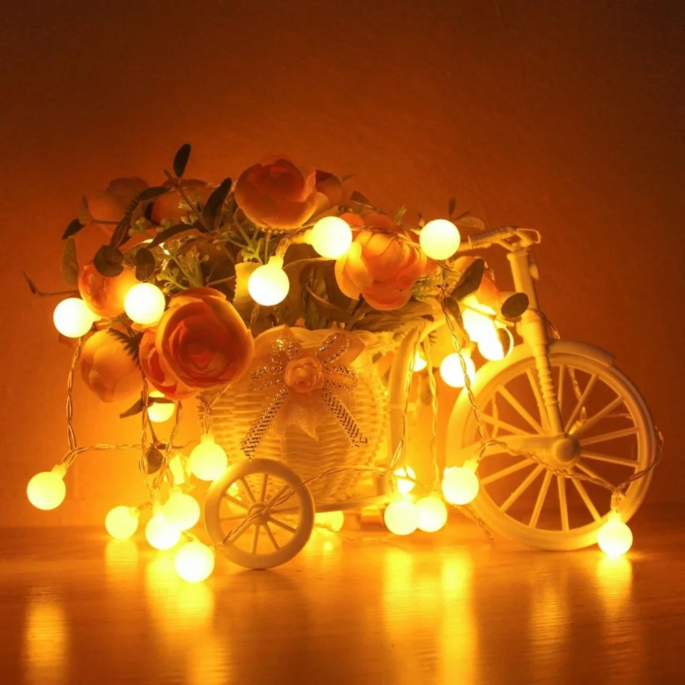Waterproof LED Light String Christmas Bar Outdoor Decoration Ball Starry Small Lantern | Лампы и освещение