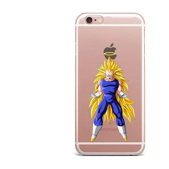 Dragon Ball Z телефонные чехлы для iPhone X XR XS MAX Супер Saiyan Goku Dab прозрачные чехол для iPhone 5 5S SE 6 6splus 7 7Plus 8 8 Plus - Цвет: TPU