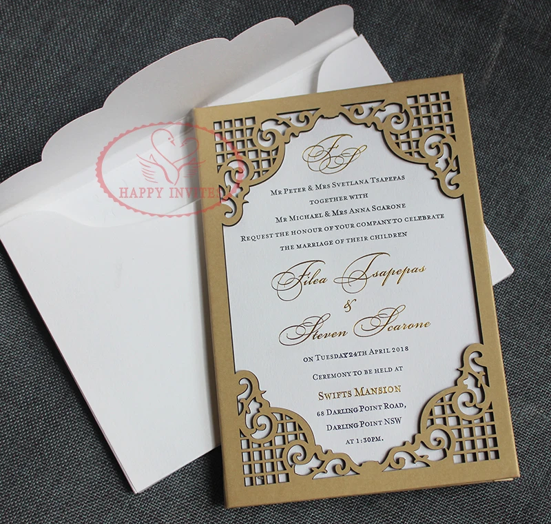 Бесплатная доставка! Свадебная открытка HI3038 в Королевском твердом переплете по