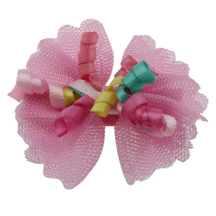 Бесплатная доставка 20 шт. кружевная лента для девочек коркер спираль бант