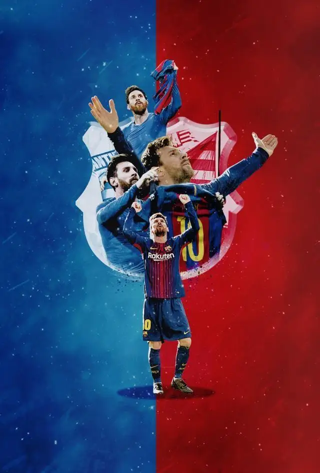 messi HD Печать звезда футбола C Роналду Месси баскетбольная звезда Коби Печать на холсте - Цвет: messi