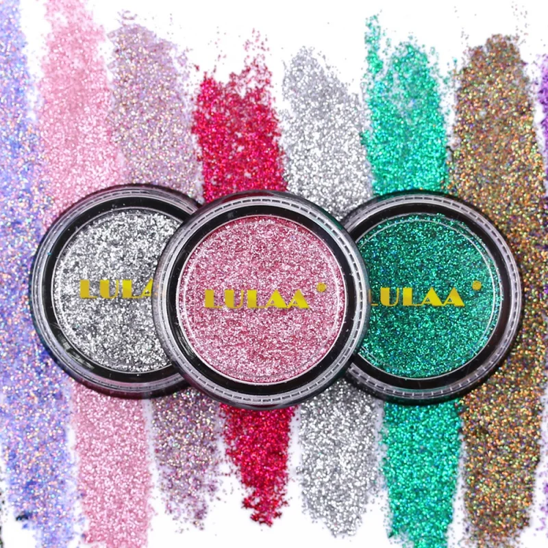 14 цветов Металлические блестящие тени для век макияж мягкие блестки