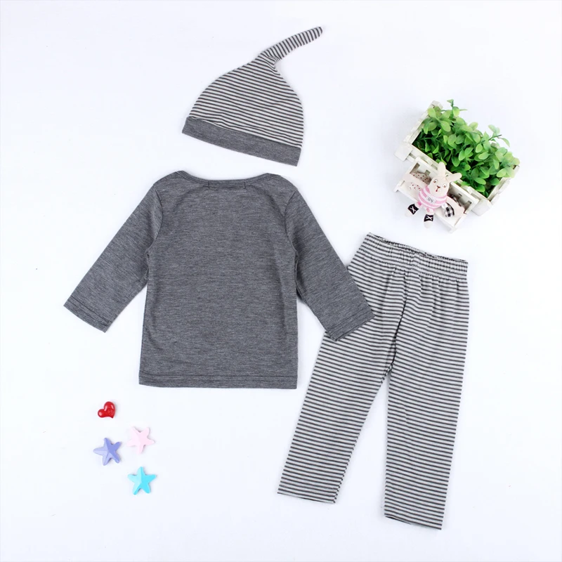 Весна-Осень 2016 одежда для маленьких мальчиков и девочек повседневная из 3