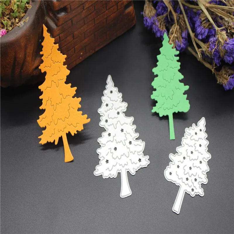 

SCD271 Christmas Tree Metal Cutting Dies For Scrapbooking Stencils DIY Album Cards Decoration Embossing Folder Craft Die Cuts