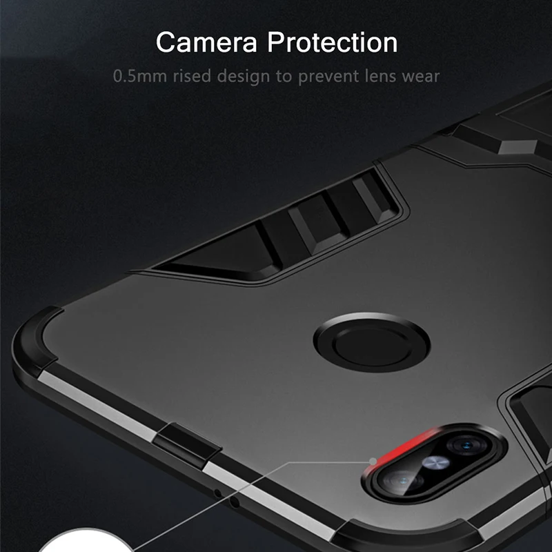 Бронированный чехол PDGB для Huawei P30 P20 Pro P10 Youth P8 P9 Lite Honor 8 9 10 8X 8C 8A Play Nova 3 4 Hybird TPU