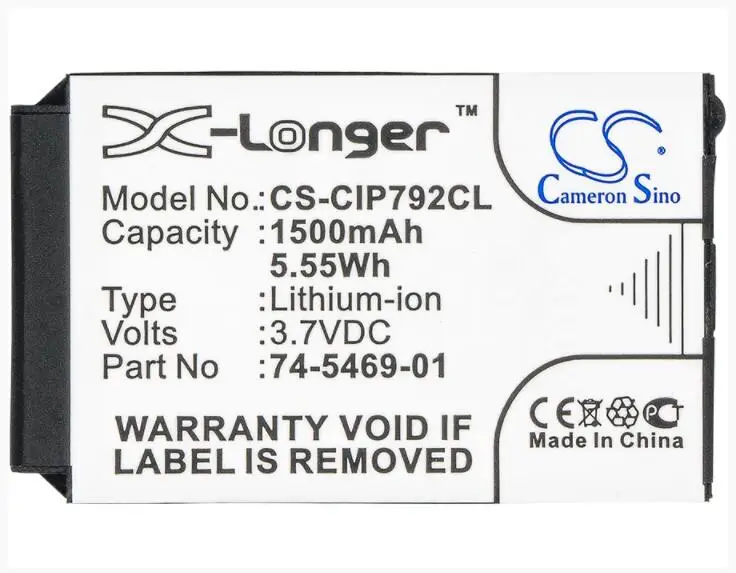Аккумулятор Cameron Sino 1500 мА · ч для смартфона батарея 7026G 74 5468 01 7925 7925G EX 7926 7926G U8ZBAE12|Аккумуляторы мобильных