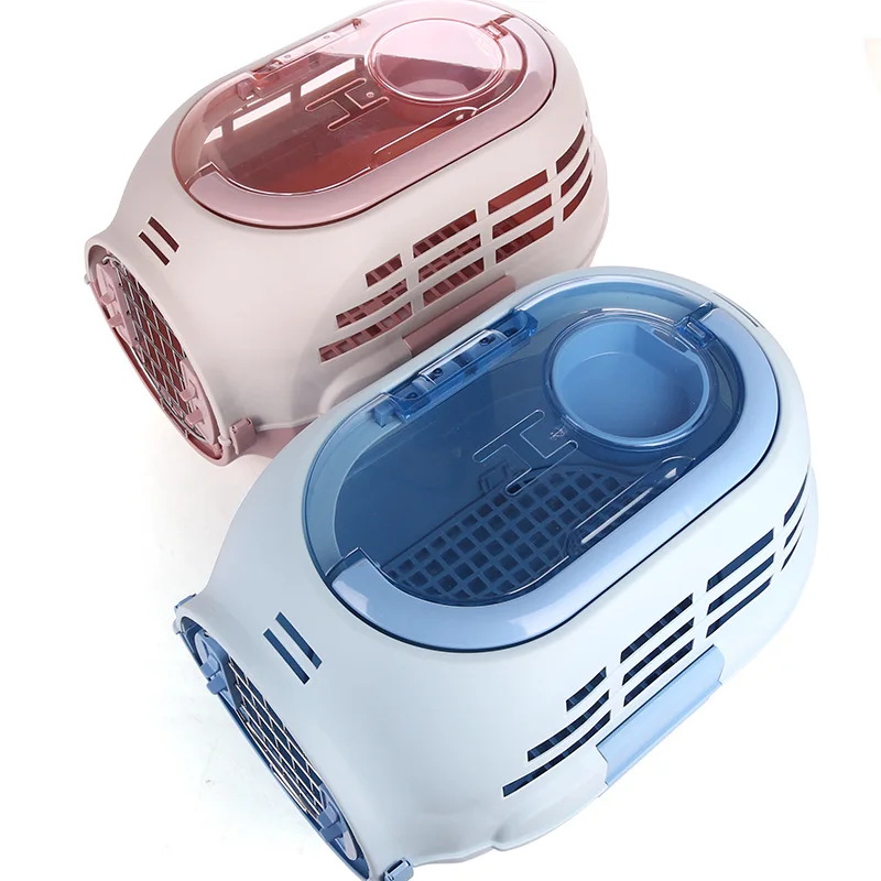 Собака выход с skylight pet air box Портативный Кот доставка коробка воздушная клетка