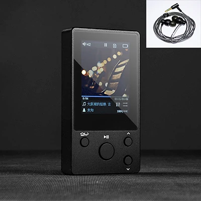 XDuoo Nano D3 24 бит/192 кГц DSD256 HiFi музыкальный плеер без потерь Встроенный 8 Гб APE/FLAC/ALAC/WAV/WMA/OGG/MP3 - Цвет: Черный