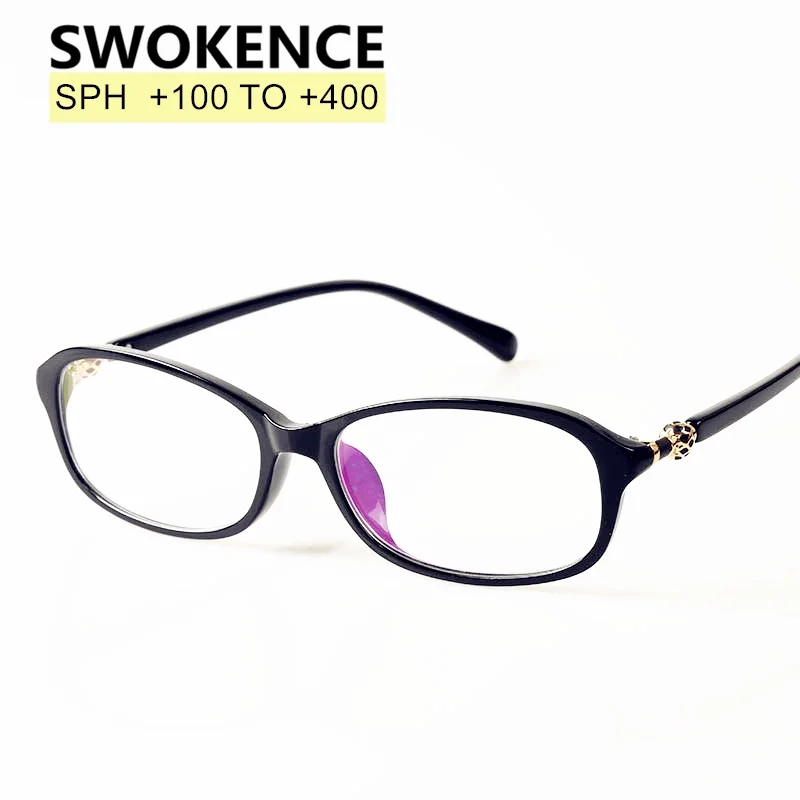 Женские очки для чтения SWOKENCE SPH брендовые дизайнерские от 100 до 400 с защитой