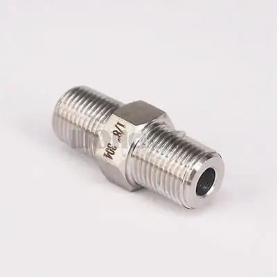 1/8 &quotBSP Мужской шестигранный ниппель 304 высокое качество безстальная стальная