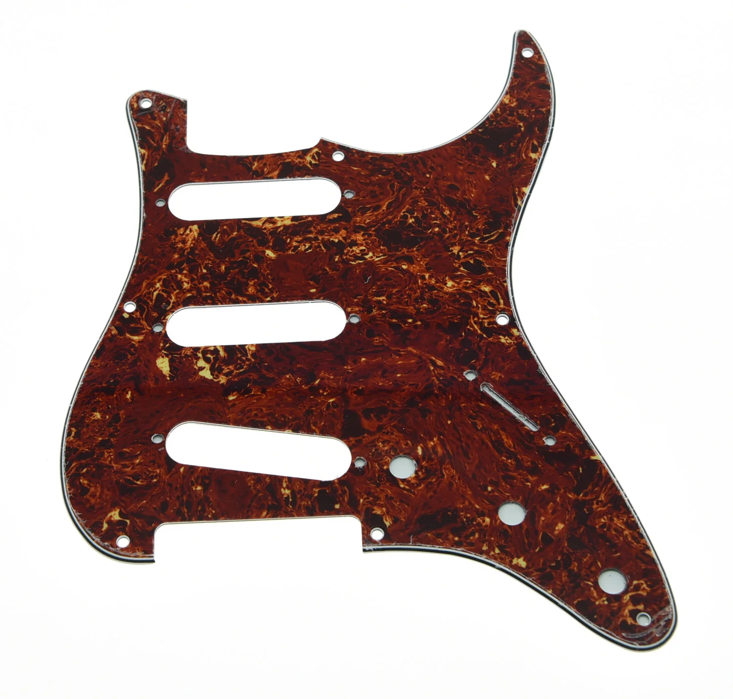 Vintage Tortoise KAISH USA Винтаж 8 отверстий ST Strat Гитара Накладка для защиты деки с винтами ST Scrach пластина различных цветов подходит для Fender - Цвет: Vintage Tortoise