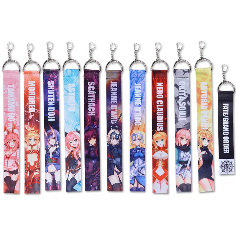 Брелок для ключей FGO Saber Nero Astolfo tammo no брелок с лентой Mae Аниме Судьба большой заказ