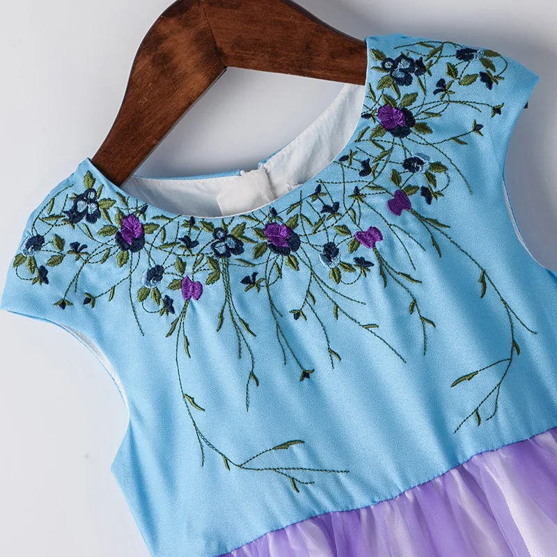 Детское платье для девочек 2-10 лет летние детские платья на день рождения