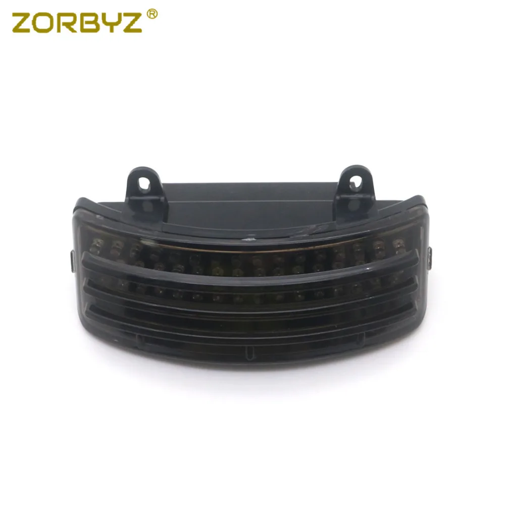 ZORBYZ Мотоцикл Дым три бар светодиодный задний тормозной брызговик наконечник для