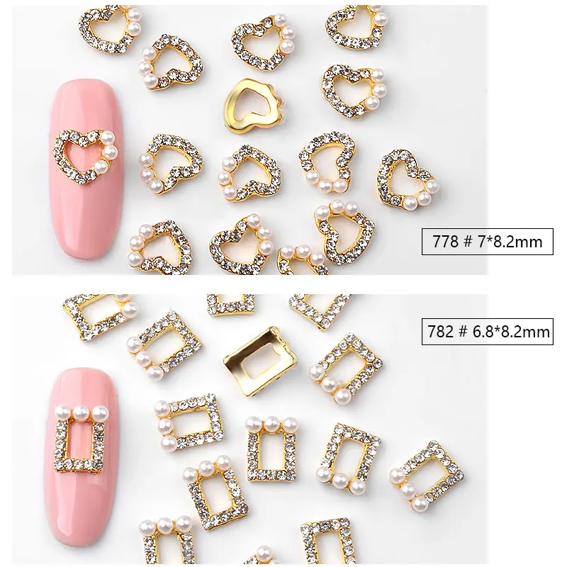 Новинка 5 шт. очаровательные украшения для дизайна ногтей заклепки из