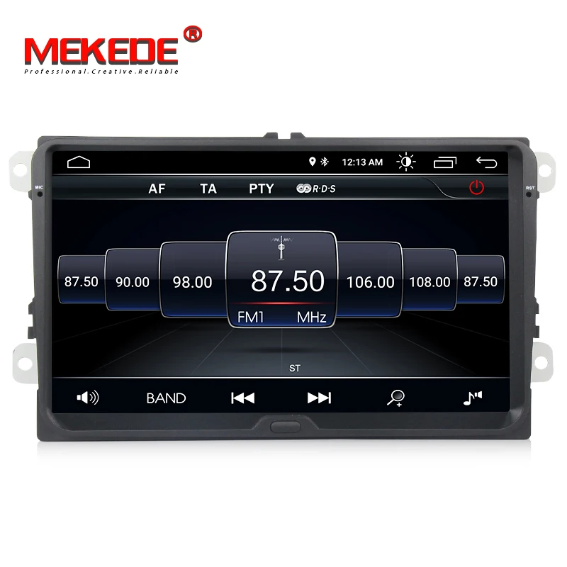9 &quotAndroid 8 0 штатную радио для Volkswagen Golf Polo B7 Jetta Passat Tiguan Skoda роскошный gps навигации BT