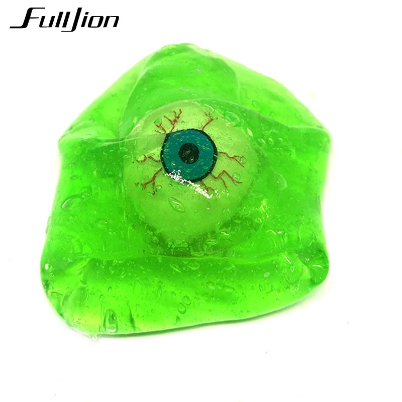 Fulljion Slime игрушки пушистый Floam Box моделирование глиняные снятие стресса Lizun глаз
