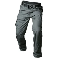 mege 2018city tactical cargo pants men combat swat army military pants cotton multi pocket stretch flexible man casual trousers