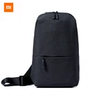 Сумка на плечо Xiaomi Mi, простой нагрудный рюкзак для мужчин и женщин, повседневный мини-рюкзак, модный рюкзак для камер и телефонов