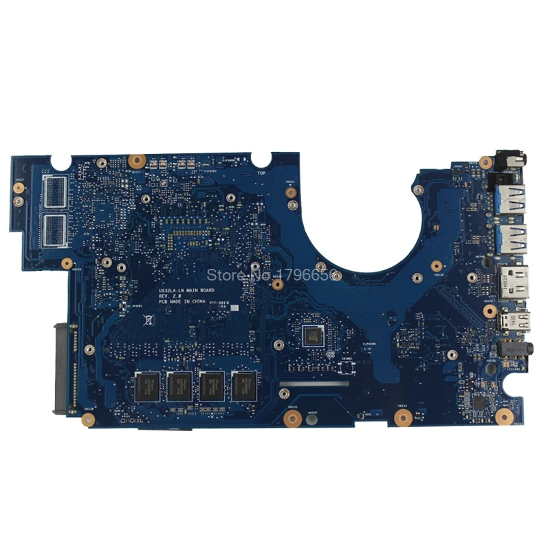 Original For Asus UX32LA Laptop motherboard UX32LA-LN REV2.0 Mainboard Processor i7-4500 4G Memory HD Graphics 4400 100% tested |