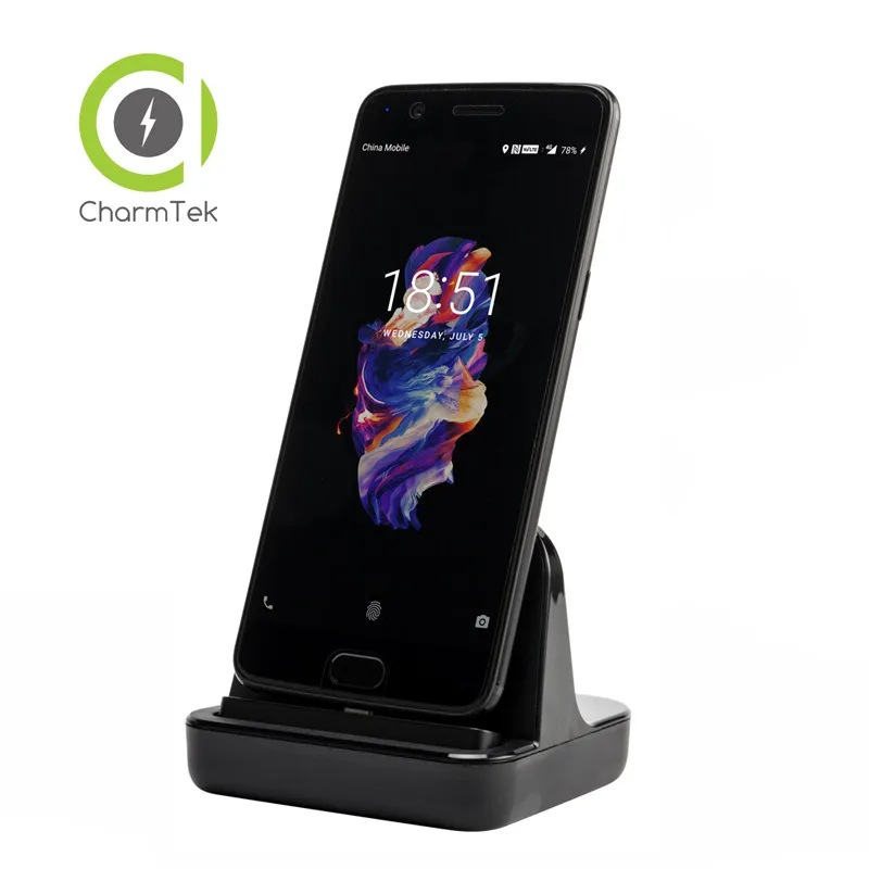 Зарядная док станция CharmTek USB Type c с поддержкой зарядки и синхронизации|charging cradle|dock