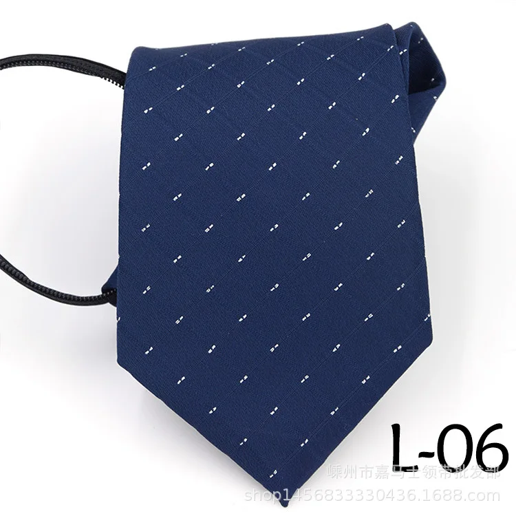 Модные Удобные эффективные легко ленивые молнии шеи галстуки мужские Бизнес платье свадебный галстук для жениха воротник Галстуки - Цвет: F