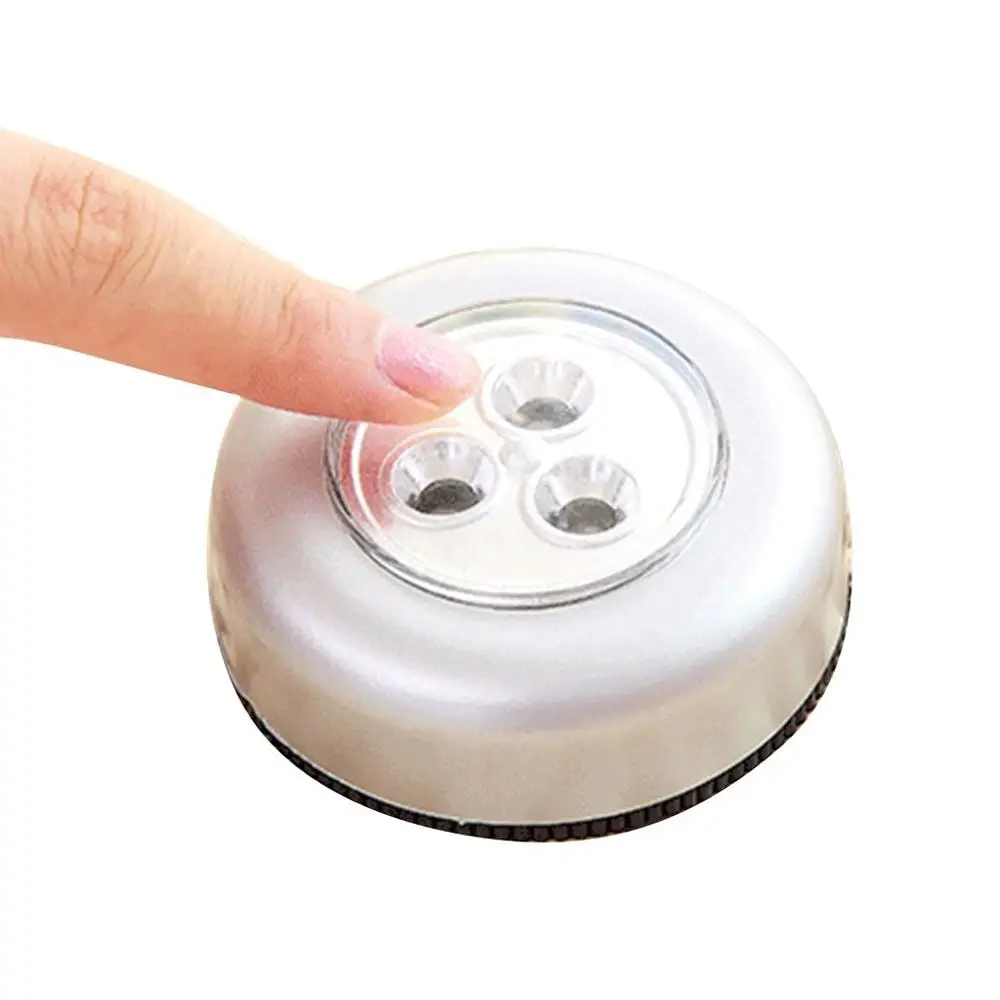 Небольшой размер хлоп сенсор настенный светильник светодиодный Ночник батарея