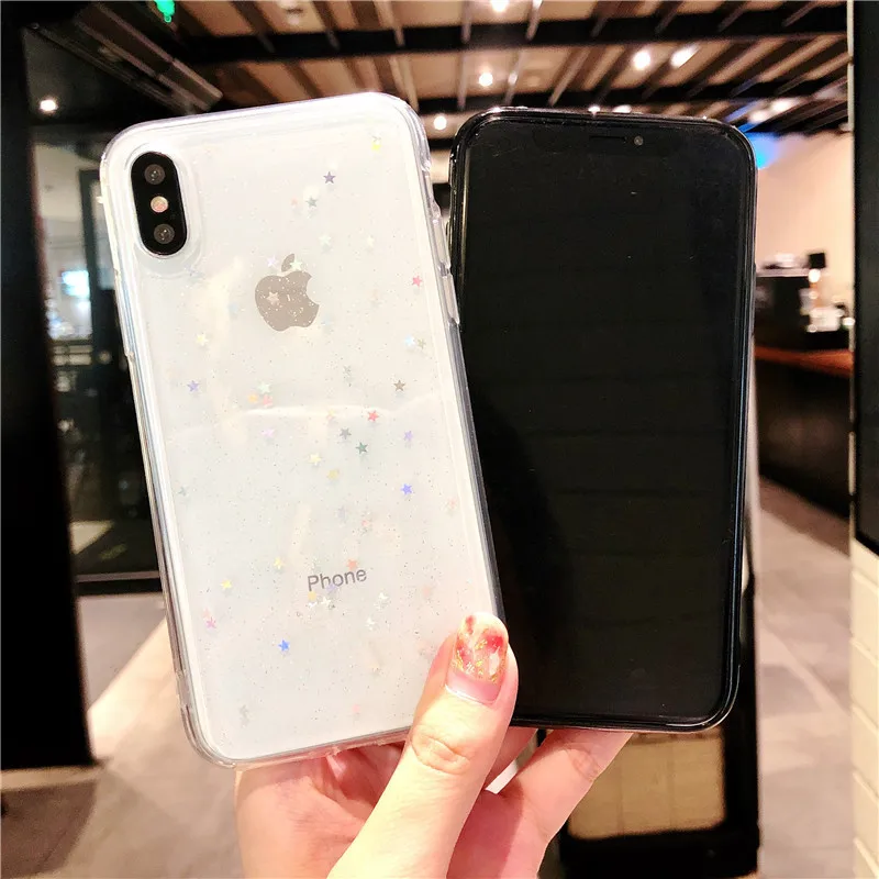 Чехол с блестками для Xiaomi Redmi Note 8 Pro мягкий чехол телефона note 6 redmi 5 plus mi SE cc9 e A3