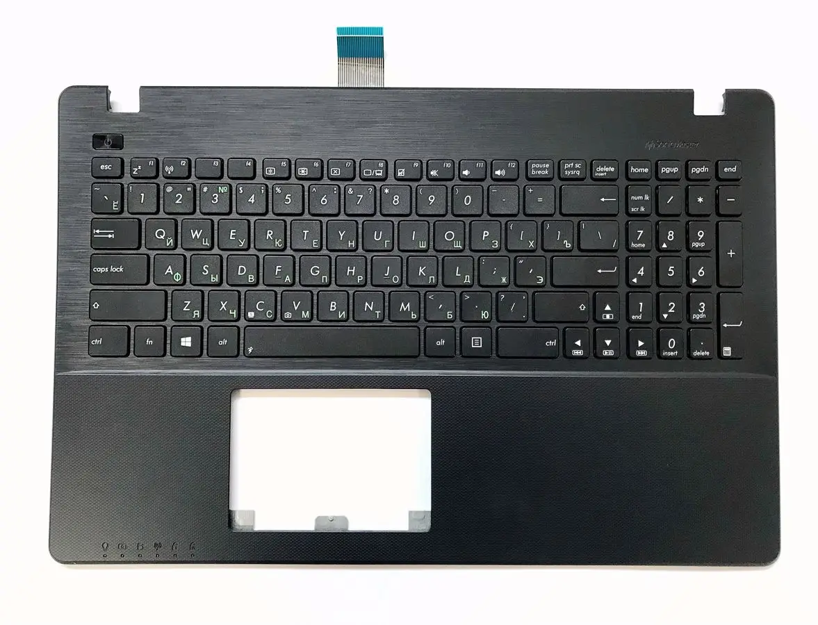 Новая Подлинная Русская клавиатура для Asus X550W X550WA X550WE X550 X550VQ X550VX Topcase с черной Упор