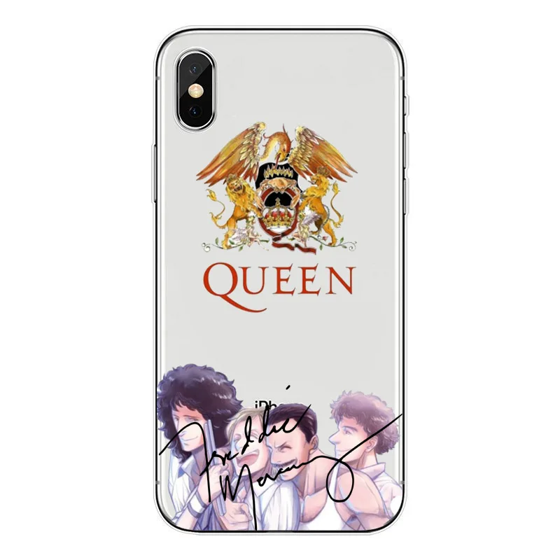 Чехол для Фредди Меркьюри, мягкая задняя крышка из ТПУ для iphone XS MAX 6 6S 7 8 Plus X XR 5s SE, чехол для телефона, чехол для королевы - Цвет: TPU