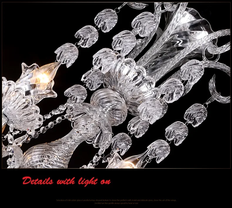 Современные светодиодные хрустальные люстры потолочные светильники K9 комнатная