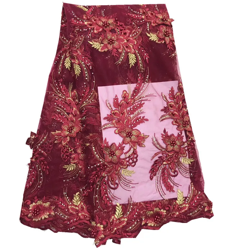 2017 Изящные Африканский Кружево Ткань Высокое качество emboridery в нигерийском стиле