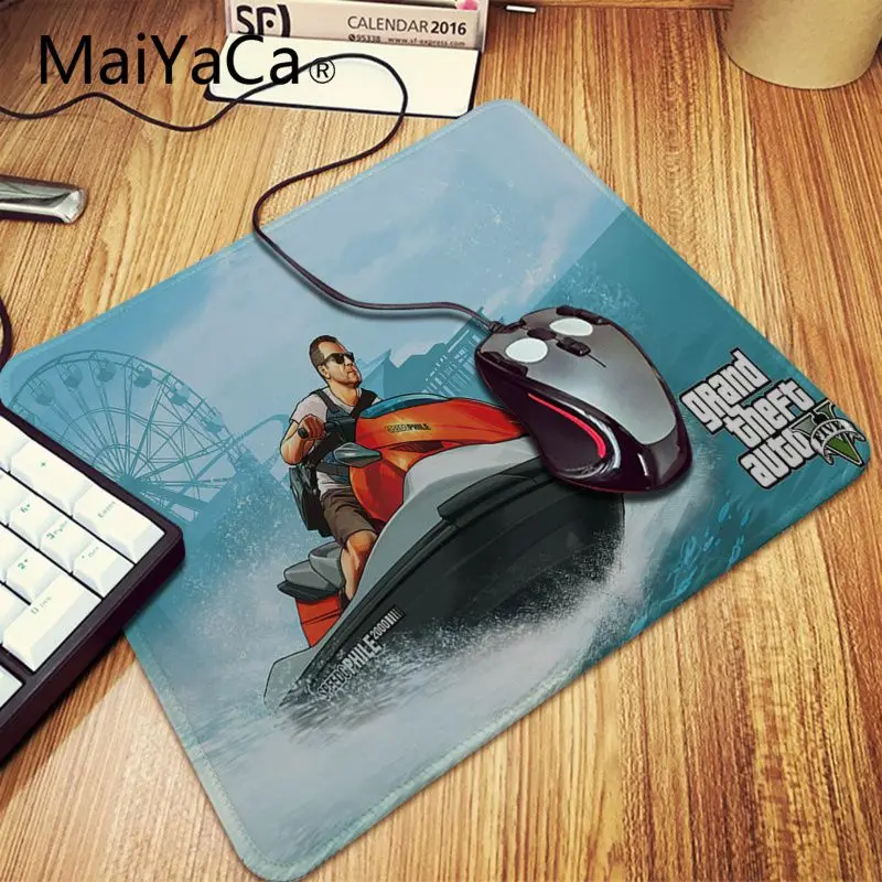Крутой игровой коврик для мыши MaiYaCa с GTA 5 Beach girl мягкий резиновый профессиональный