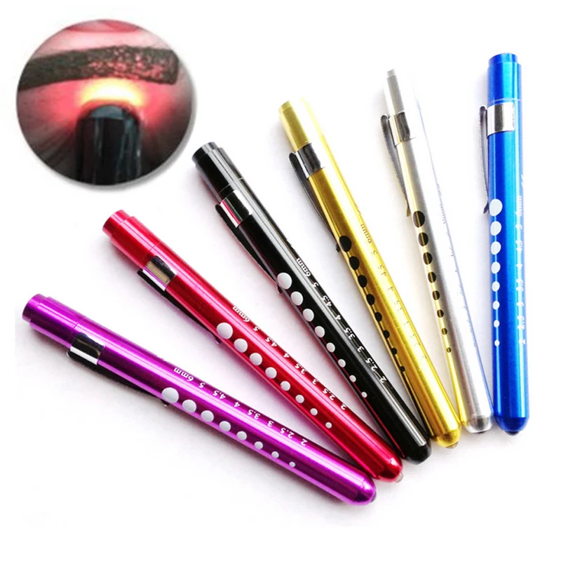 30 шт ручка для нанесения татуировок Тип Карманный медицинская светильник фонарь