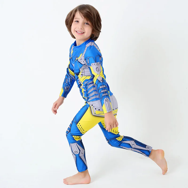 Для детей из мультфильма &quotЖелезный человек&quot Плавание одежда мальчиков