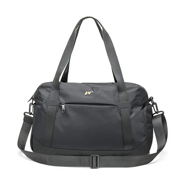 Black L Foldable Travel Bags Women Clothes Packing Cubes Organizer Luggage Trolley Duffle Independent Shoes Handbag Accessories Supplies - Цвет: Black L