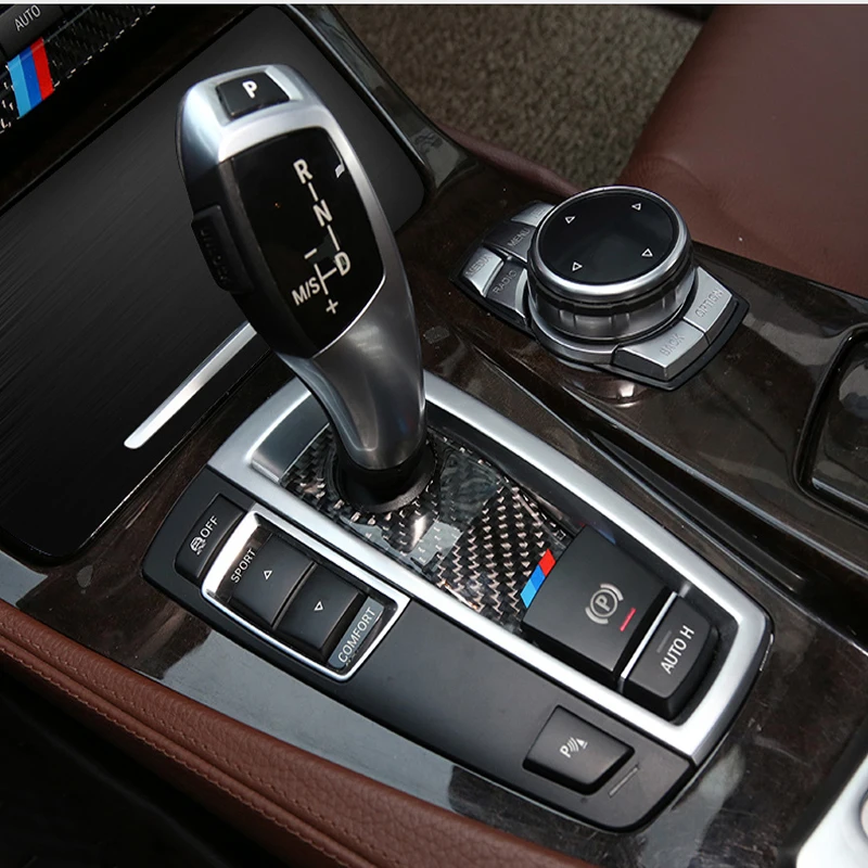 Для BMW F10 F01 F25 F26 внутренняя отделка из углеродного волокна переключения передач