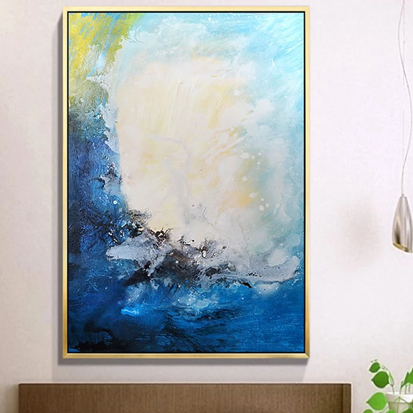 Wall decor Custom photo canvas Hand-painted Europe Abstract Oil Painting wall art picture for living room home unframed | Дом и сад