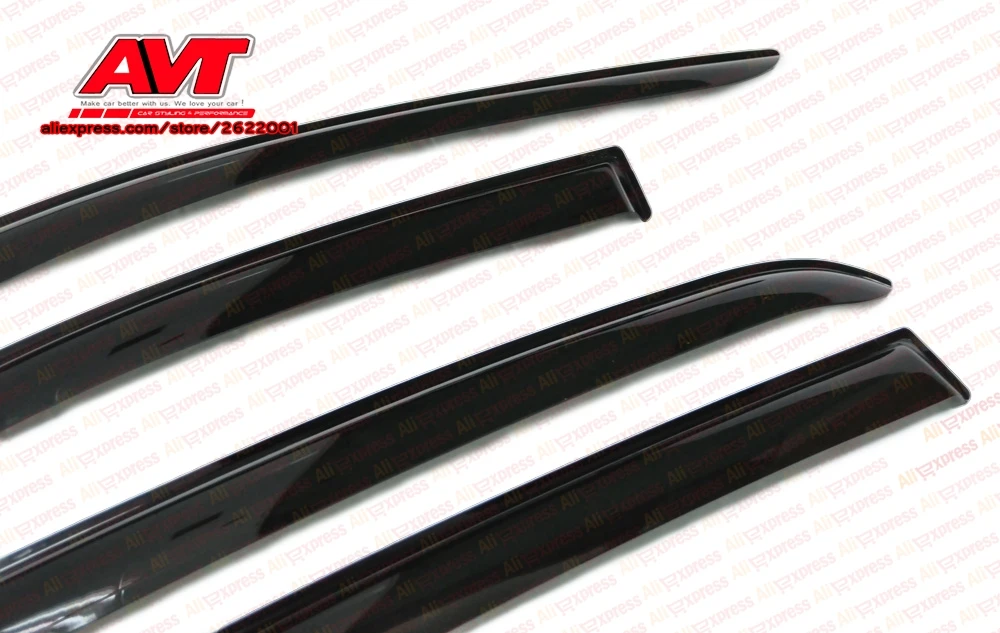 Deflectors for Hyundai Getz 2002~2011 1set\4pcs styling wind window deflector guard auto vent visor rain guards cover | Автомобили и