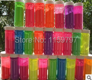 Неоновый персиковый Блестящий Флуоресцентный фосфорный порошок материал для