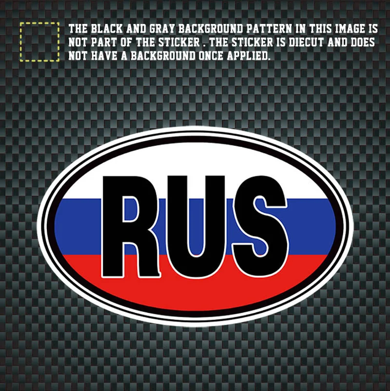 SLIVERYSEA креативный RU флаг наклейка &quotРоссия&quot Светоотражающая для автомобиля |
