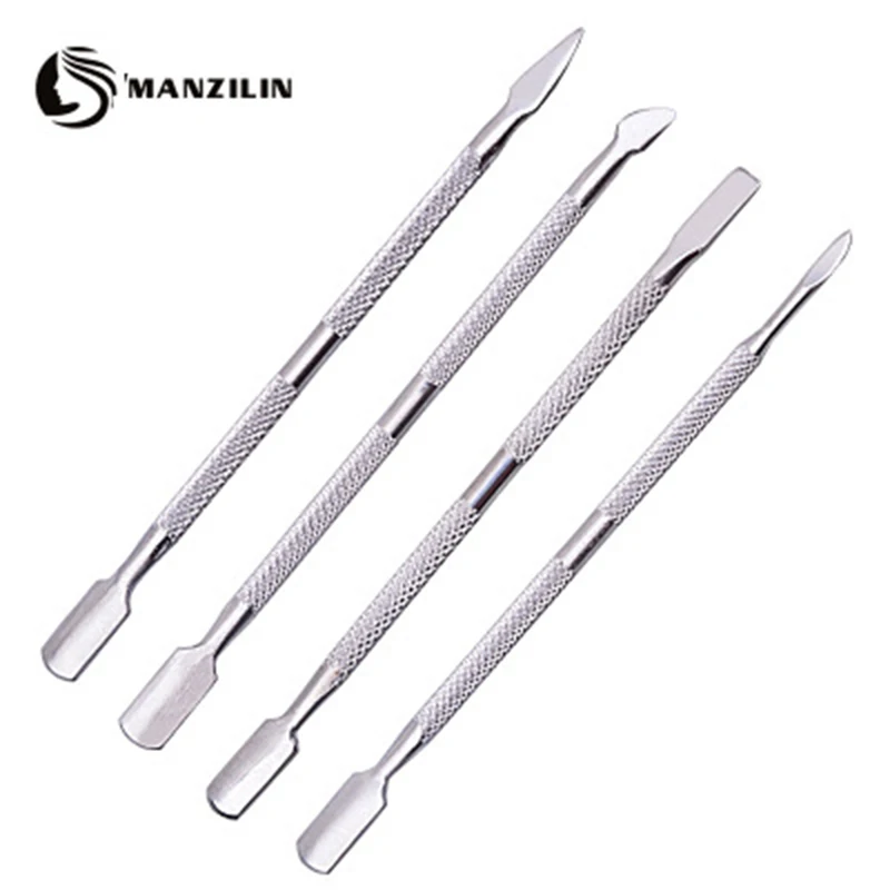 1 шт. Дизайн ногтей инструменты Нержавеющая сталь важно для кутикулы 2 варианта