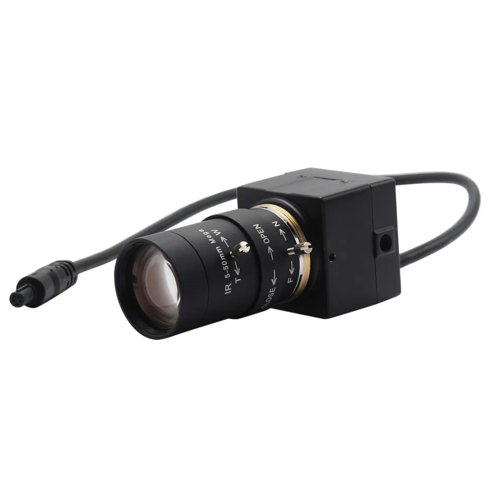 1080P USB веб-камера 5-50 мм CS крепление варифокус объектив CMOS OV2710 MJPEG 30fps/60fps/120fps камера USB для компьютера ПК Ноутбуки