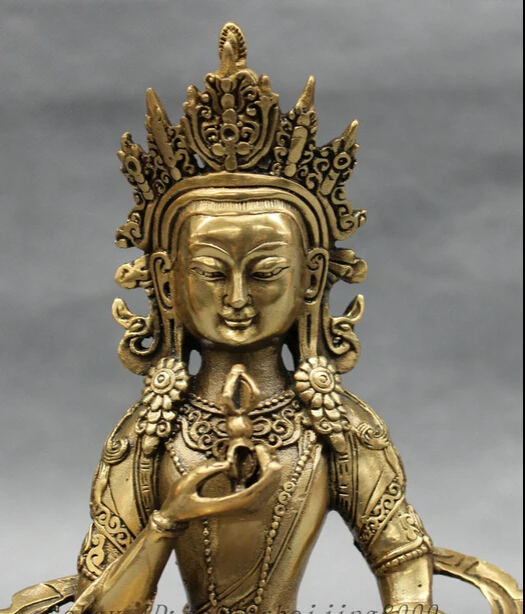 Dr606 8 &quotТибетский латунный народный Буддизм Ваджра ваджрадхара ваджраяна статуя