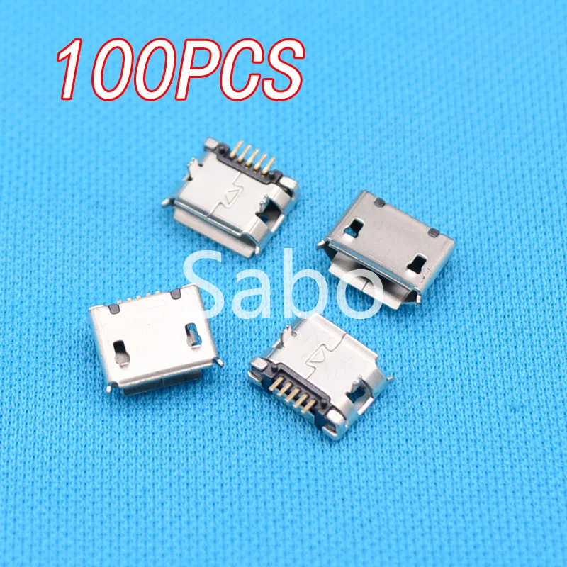 100pcs Micro USB 5pin B type Female Connector For Mobile Phone Jack 5 pin Charging Socket A-03 | Обустройство дома