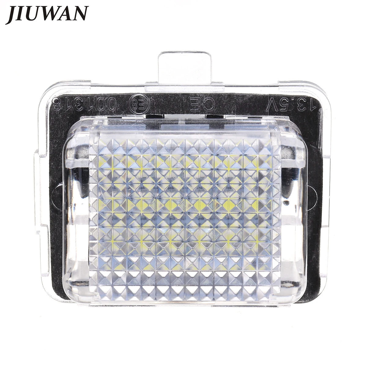 JIUWAN 1 Pair Car LED Number License Plate Light Auto White Highlight Rear Lamp for Benz W204 W207 W212 W216 W218 W221 W231 R231 |