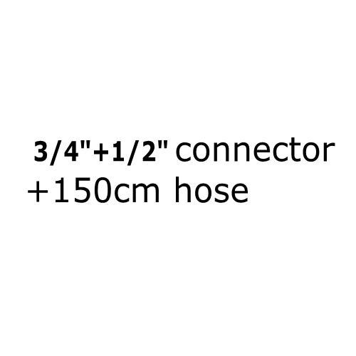 150cm hose Машина для очистки бутылок пива/стекла/пластиковых бутылок, ирригатор 3/4 1/2 коннектор - Цвет: 150cm hose
