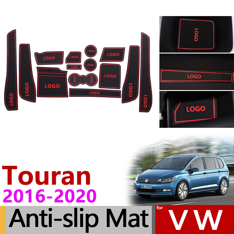 Противоскользящий коврик для ворот резиновые коврики VW Touran 2016 2017 2018 2019 2020 Volkswagen MK2